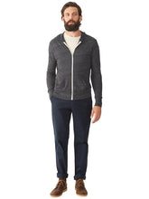 Alternative mens Eco Zip fashion hoodies, Eco Black, Medium US